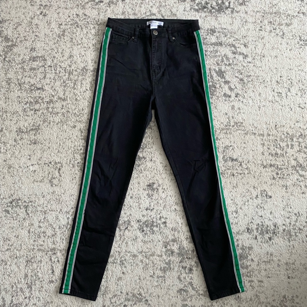 SOLD - Revamped black skinny jeans